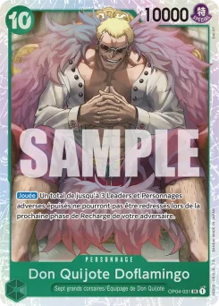 Don Quijote Doflamingo OP04-031 P1 One Piece Card the Best