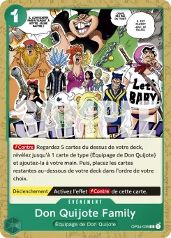 Don Quijote Family OP04-036 P1 One Piece Card the Best