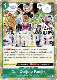Don Quijote Family OP04-036 P2 One Piece Card the Best