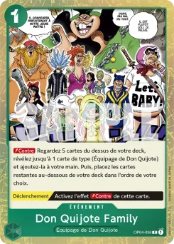 Don Quijote Family OP04-036 P3 One Piece Card the Best