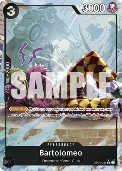 Bartolomeo OP04-089 P3 One Piece Card the Best