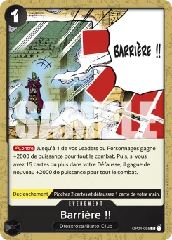 Barrière !! OP04-095 P1 One Piece Card the Best