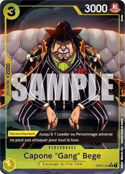 Capone "Gang" Bege OP04-100 P4 One Piece Card the Best