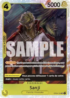 Sanji OP04-104 P1 One Piece Card the Best