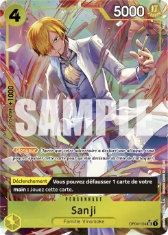 Sanji OP04-104 P2 One Piece Card the Best