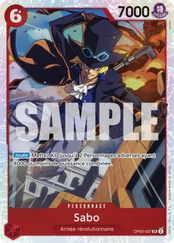 Sabo OP05-007 P1 One Piece Card the Best