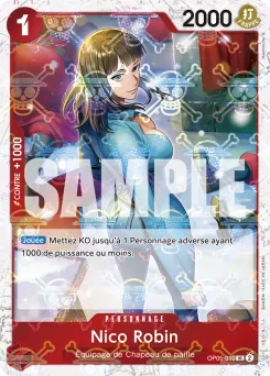 Nico Robin OP05-010 P2 One Piece Card the Best