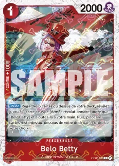Belo Betty OP05-015 P2 One Piece Card the Best