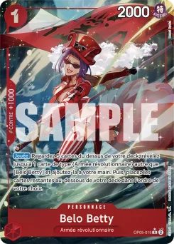 Belo Betty OP05-015 P3 One Piece Card the Best