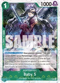 Baby 5 OP05-034 P2 One Piece Card the Best
