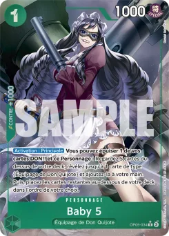 Baby 5 OP05-034 P3 One Piece Card the Best