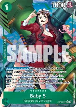 Baby 5 OP05-034 P4 One Piece Card the Best