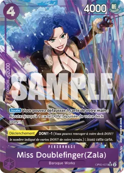 Miss Doublefinger (Zala) OP05-073 P3 One Piece Card the Best