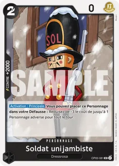 Soldat unijambiste OP05-081 P1 One Piece Card the Best