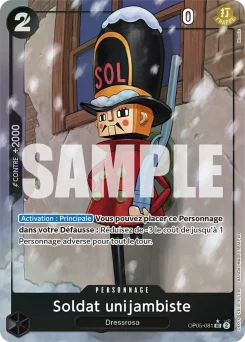 Soldat unijambiste OP05-081 P3 One Piece Card the Best