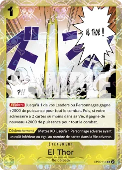 El Thor OP05-114 P2 One Piece Card the Best