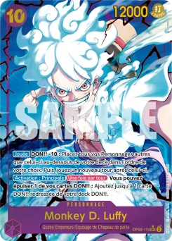 Monkey D. Luffy OP05-119 P3 One Piece Card the Best