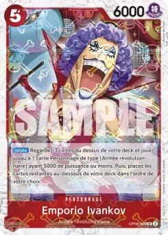 Emporio Ivankov OP06-003 P2 One Piece Card the Best