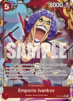 Emporio Ivankov OP06-003 P3 One Piece Card the Best