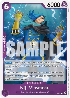 Niji Vinsmoke OP06-065 P1 One Piece Card the Best