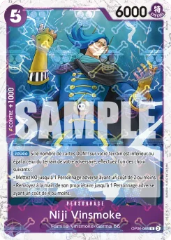 Niji Vinsmoke OP06-065 P2 One Piece Card the Best