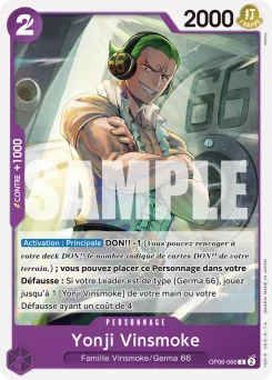 Yonji Vinsmoke OP06-066 P1 One Piece Card the Best