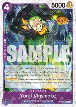 Yonji Vinsmoke OP06-067 P2 One Piece Card the Best