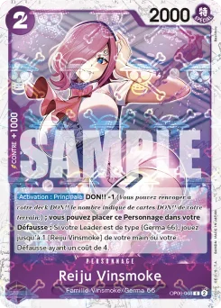 Reiju Vinsmoke OP06-068 P2 One Piece Card the Best