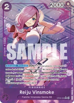 Reiju Vinsmoke OP06-068 P3 One Piece Card the Best