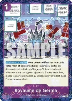 Royaume de Germa OP06-079 P2 One Piece Card the Best