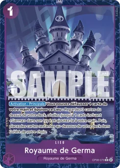 Royaume de Germa OP06-079 P4 One Piece Card the Best