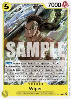 Wiper OP06-114 P1 One Piece Card the Best