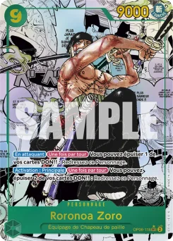 Roronoa Zoro OP06-118 P1 One Piece Card the Best