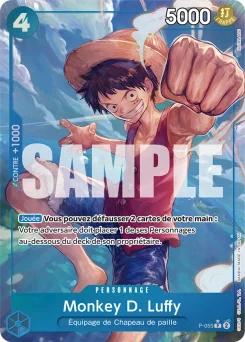 Monkey D. Luffy P-055 P2 One Piece Card the Best