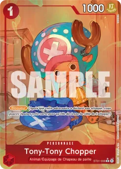 Tony-Tony Chopper ST01-006 P4 One Piece Card the Best