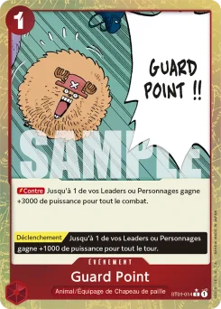 Guard Point ST01-014 P3 One Piece Card the Best