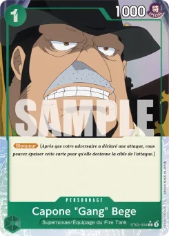 Capone "Gang" Bege ST02-004 P3 One Piece Card the Best