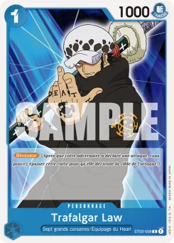 Trafalgar Law ST03-008 P2 One Piece Card the Best