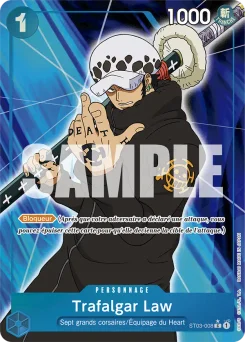 Trafalgar Law ST03-008 P4 One Piece Card the Best