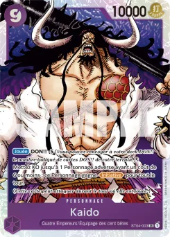 Kaido ST04-003 P1 One Piece Card the Best