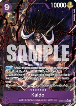 Kaido ST04-003 P2 One Piece Card the Best