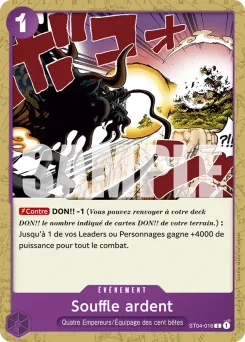 Souffle ardent ST04-016 P1 One Piece Card the Best