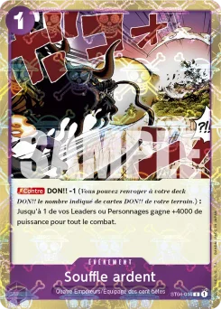 Souffle ardent ST04-016 P2 One Piece Card the Best