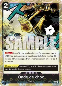 Onde de choc ST06-014 P2 One Piece Card the Best