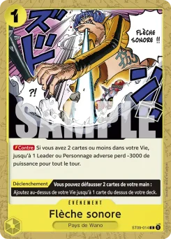 Flèche sonore ST09-014 P1 One Piece Card the Best