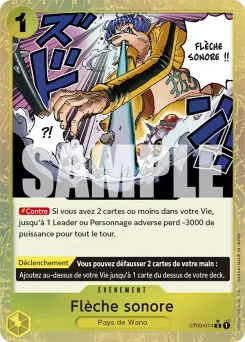 Flèche sonore ST09-014 P3 One Piece Card the Best