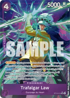 Trafalgar Law ST10-010 P2 One Piece Card the Best