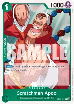 Scratchmen Apoo EB01-015 R1 One Piece Card the Best vol.2