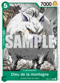 Dieu de la montagne EB01-018 R1 One Piece Card the Best vol.2