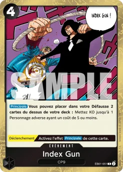 Index Gun EB01-051 R1 One Piece Card the Best vol.2